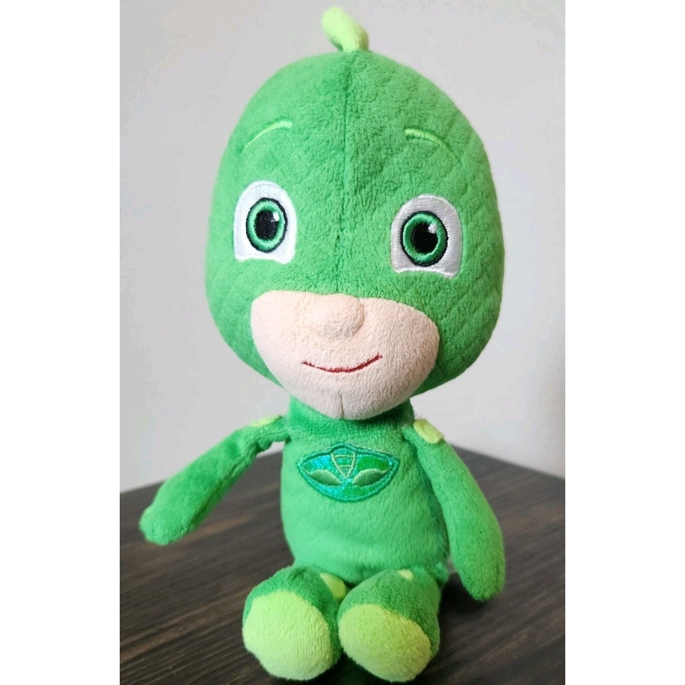 Disney PJ Masks Gekko Plush Stuffed Animal Green Lizard Toy Just Play 8 inch